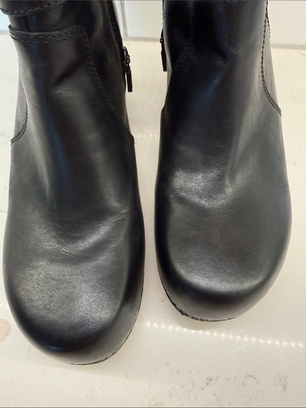Dansko Black Leather Ankle Boots with Buckle sz 41 - Picture 5 of 8